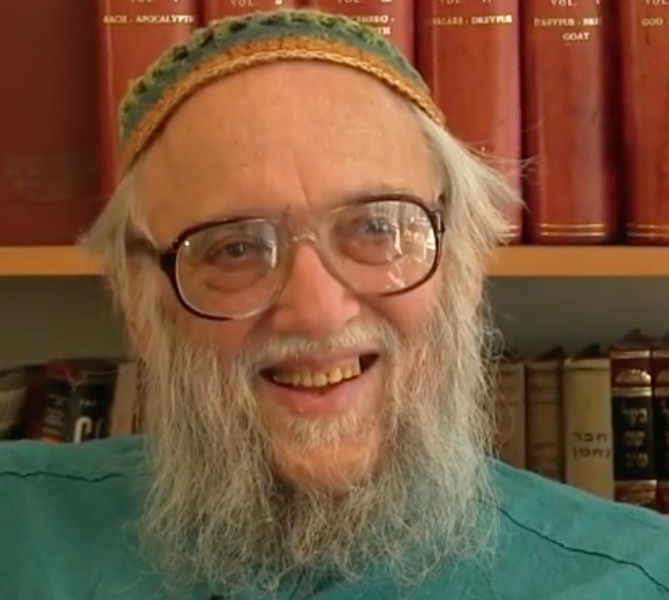Screenshot headshot from Arthur Waskow video