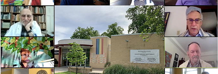 Zoom collage with WES inset